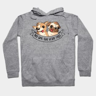 My Last Two Brain Cells - Cute Funny Dog Gift Hoodie